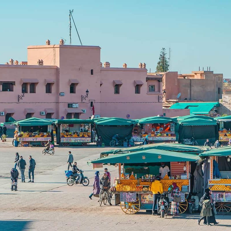 Jemaa el-Fnaa square Marrakech